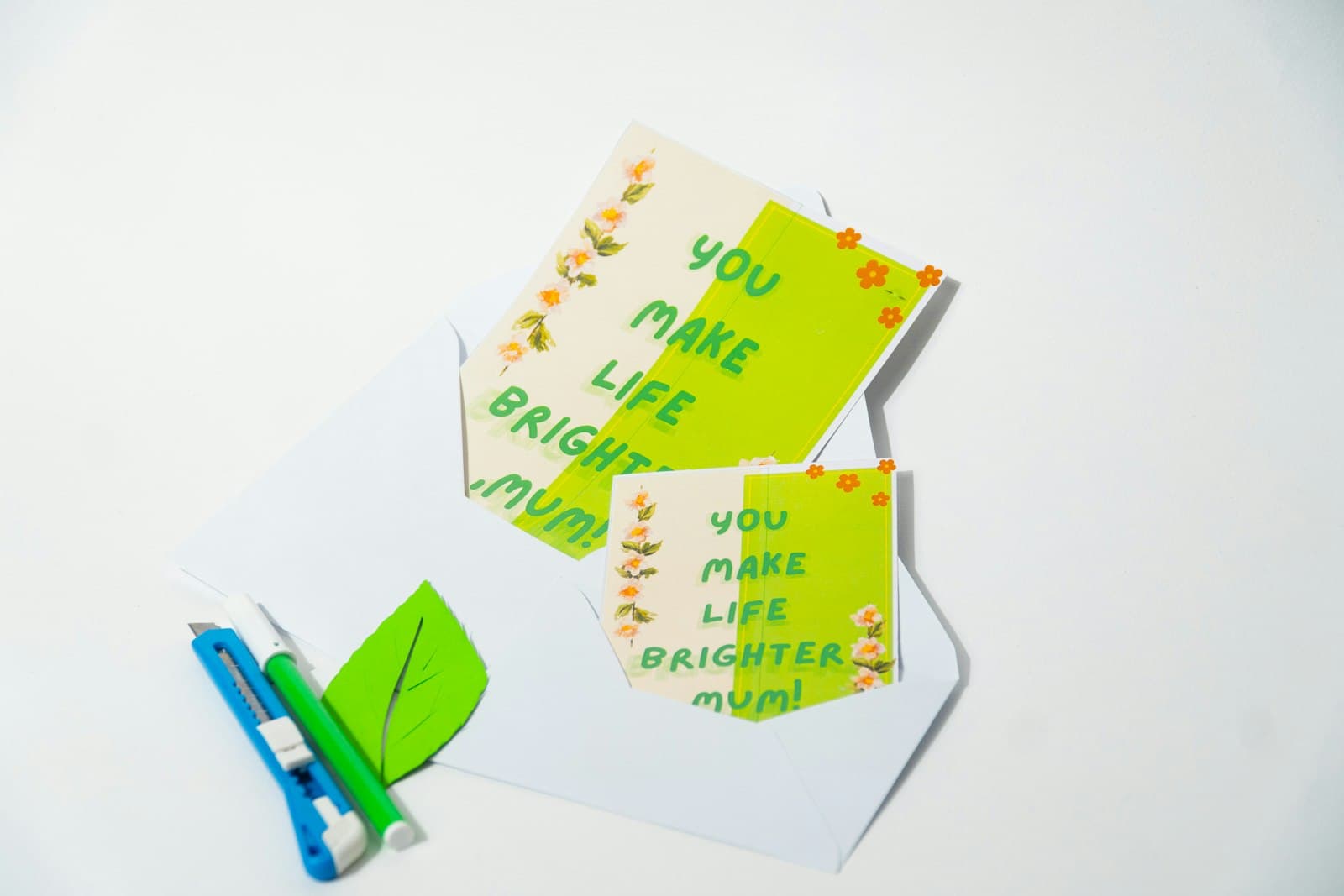 Handmade Mother's Day cards made by kids — exactly the kind of imperfect craft that gets kept